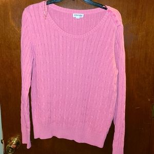 St. John's Bay Pink sweater Size xl
